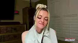hey watch this petite blonde do sassy sloppy deepthroat then i pound her wet pussy wild