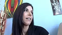 india summer jerks massive load onto her big titties post-fuck