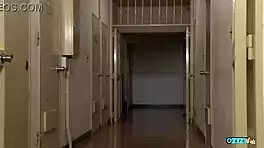 Prison Cell Temptation Turns to Wild Lesbian Fuck