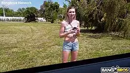 Young Innocent Girl Encounters Adventure On Busy Bus