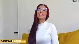 Colombian Latina Teen Handles Monster Cock In Casting
