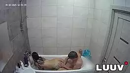 her shave help request sparked this steamy bathroom show