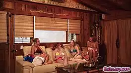 four friends lacy lennon lily larimar indica monroe apryl rein explore together intimately