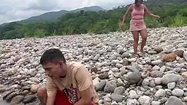 i teach young latina casual sex fishing then cum deep in her tight pussy