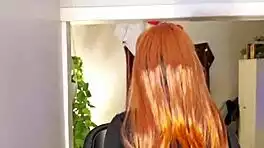 Ready for ripped clothes double cock workout with dripping orgasms?