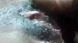 latina curves shake as she squirts rivers from wet solo ass slapping