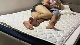curvy arab wife tempts with big ass and monster cock ride