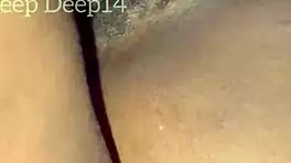 ebony babe's pussy vibrates wildly after six intense boss rounds close-up