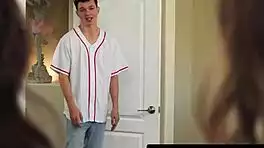 desperate milfs syren de mer and christy love seduce young stud for creampie pregnancy