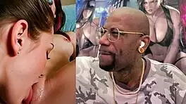 Tight Small Tits Ebony Slut Gets Pussy Licked In Bath Cum Oozing