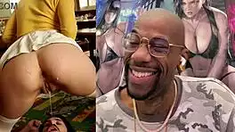 Tight Small Tits Ebony Slut Gets Pussy Licked In Bath Cum Oozing