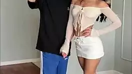 carolina guerrero delivers sloppy pov blowjob and footjob to max felicitas massive cumshot