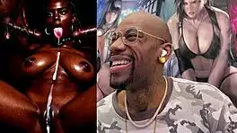 Tight Small Tits Ebony Slut Gets Pussy Licked In Bath Cum Oozing