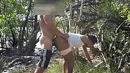 Latina prostitute takes MONSTER COCK deep in ASSFUCKING creampie frenzy in mangue slum!