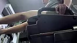 hey watch me finger my horny pussy till i squirt on gym bench