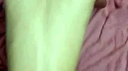 old man licks then fucks tight teen pussy condom creampie inside