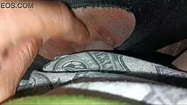 early morning she rubs rough ass and pussy to explosive orgasm