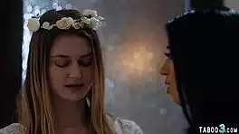 i skinny alex coal grind my wet pussy on bunny colby's huge tits