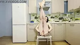 caught my horny babysitter moaning sexy on hidden cam 📹😏