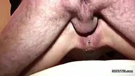 in a dim room the german big tit stunner dives into homemade gangbang chaos with strangers