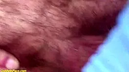 71-year-old redhead endures rough outdoor doggystyle biker pounding