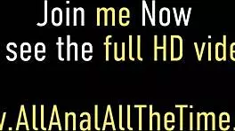 Young brunette's fantasy explodes with double penetration and massive orgasms