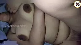 big ass latina sneaks into bed creampie fill