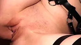 Russian Blonde Prostitute Bound and Screaming in BDSM Room Pounding