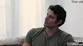 sly ebony roommate lures guy into wild pounding session