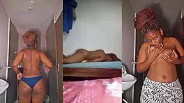 ebony perky tits pillow humping compilation