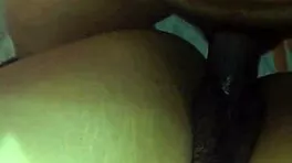 brunette latina girlfriend squirts from passionate bedroom creampie