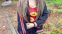 pinay babe bends over for stranger doggystyle in park