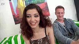 cuck stares as stud drills horny petite wife jessica malone deep