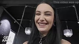 After a steamy interview alternative babe Sharlotte Thorne gets her tight ass pounded by massive BBC