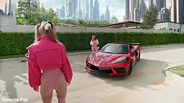 Big Black Cock Pounds Sweetie Fox and Diana Rider in Mirror