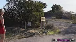 young babe sneaks into room for hardcore ride on older man's monster cock