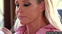 milf turns young student into steamy lesbian lover