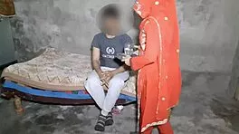 beautiful indian girl bends over for quick wet pussy doggy with devar