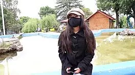 horny latina squirts wildly for cash in hardcore pounding