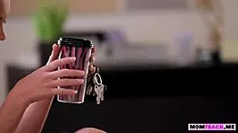 mature milf ariella ferrara instructs teen on deep anal penetration