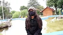 horny latina squirts wildly for cash in hardcore pounding