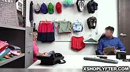 Security Officer Delivers Hard Pounding to Adira Allure's Wet Pussy