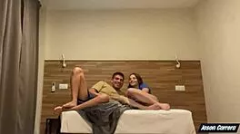 Jason carrera instructs young babe in rough anal sex