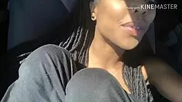 Young latina thot slurps ebony cock with big tits