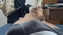 brazilian babe strokes huge cock solo in bedroom day 4 masturbation frenzy