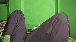 sexy girlfriend bends for indian boyfriend's doggystyle pounding