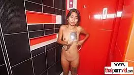 petite asian amateur enjoys exotic shower with big cock