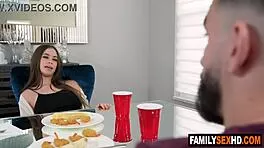 Why sneak this horny shaved pussy onto monster cock now?