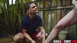 Blonde Big Tits Sneaks into Bedroom for Fuck