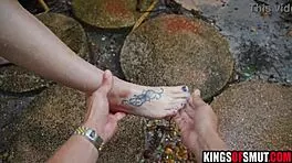 Blonde Big Tits Sneaks into Bedroom for Fuck